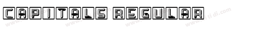 Capitals Regular字体转换